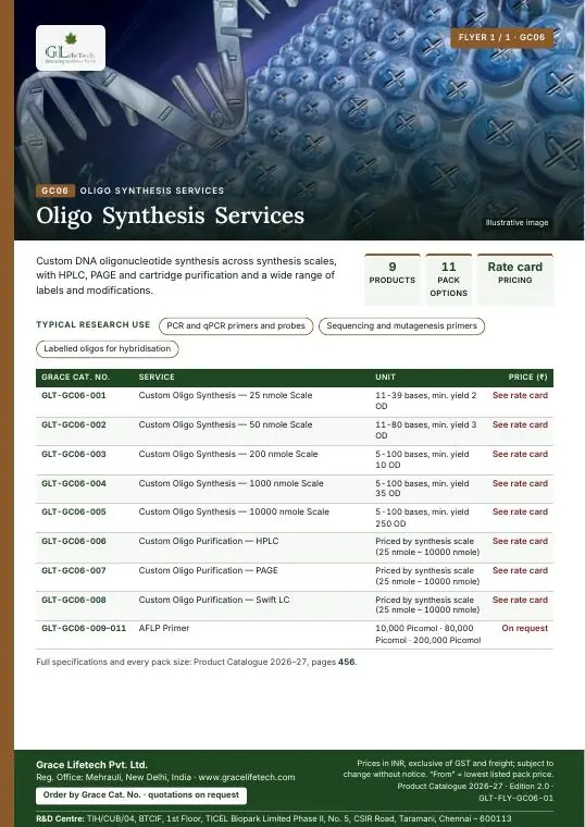 Oligo Synthesis Services — flyer 1 of 1