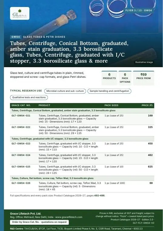 Glass Tubes & Petri Dishes — flyer 3 of 13