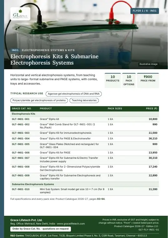 Electrophoresis Systems & Kits — flyer 1 of 6