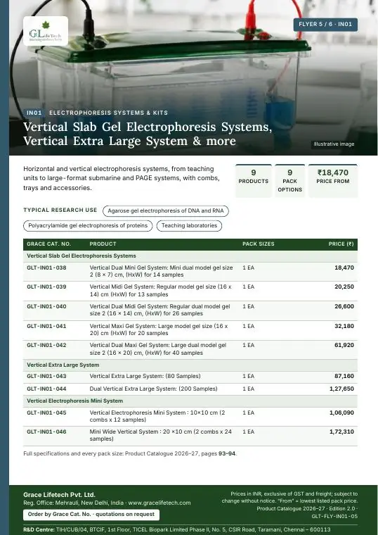 Electrophoresis Systems & Kits — flyer 5 of 6