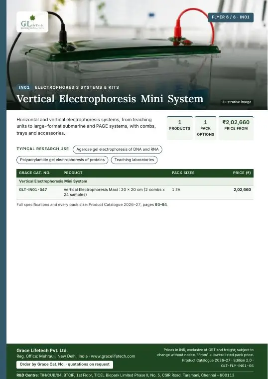 Electrophoresis Systems & Kits — flyer 6 of 6