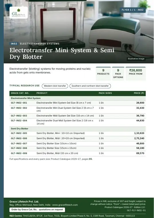 Electrotransfer Systems — flyer 1 of 1