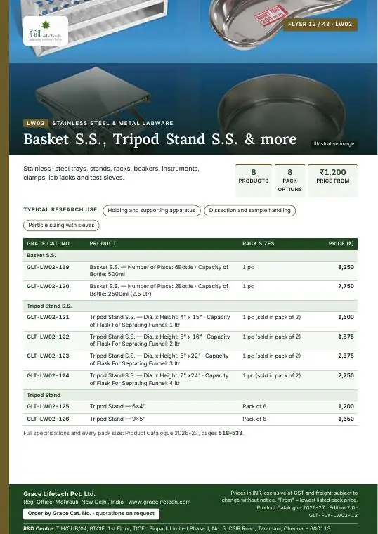 Stainless Steel & Metal Labware — flyer 12 of 43