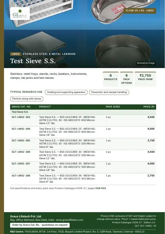 Stainless Steel & Metal Labware — flyer 35 of 43