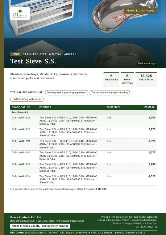 Stainless Steel & Metal Labware — flyer 41 of 43