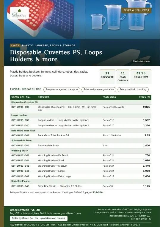 Plastic Labware, Racks & Storage — flyer 4 of 26