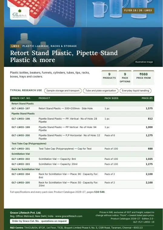 Plastic Labware, Racks & Storage — flyer 19 of 26