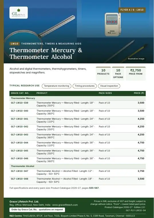 Thermometers, Timers & Measuring Aids — flyer 4 of 6