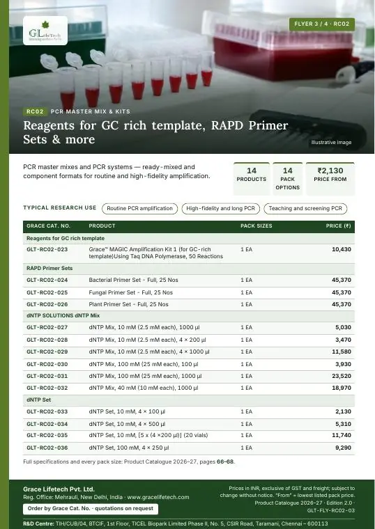 PCR Master Mix & Kits — flyer 3 of 4