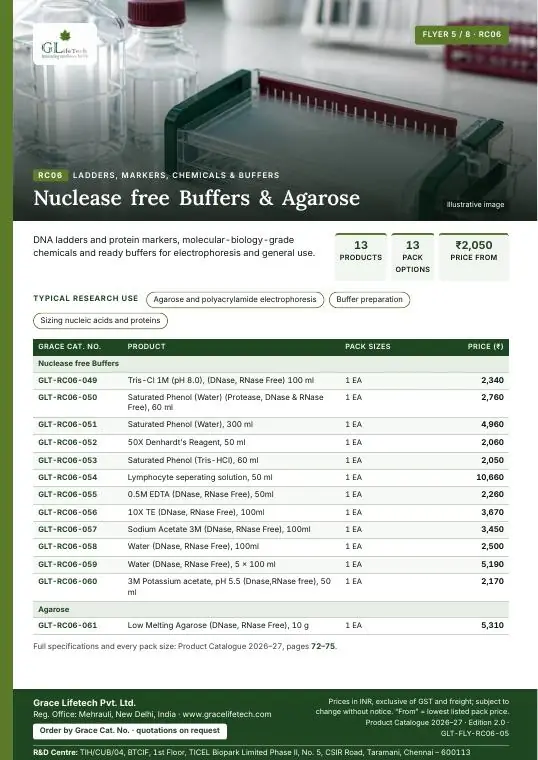 Ladders, Markers, Chemicals & Buffers — flyer 5 of 8