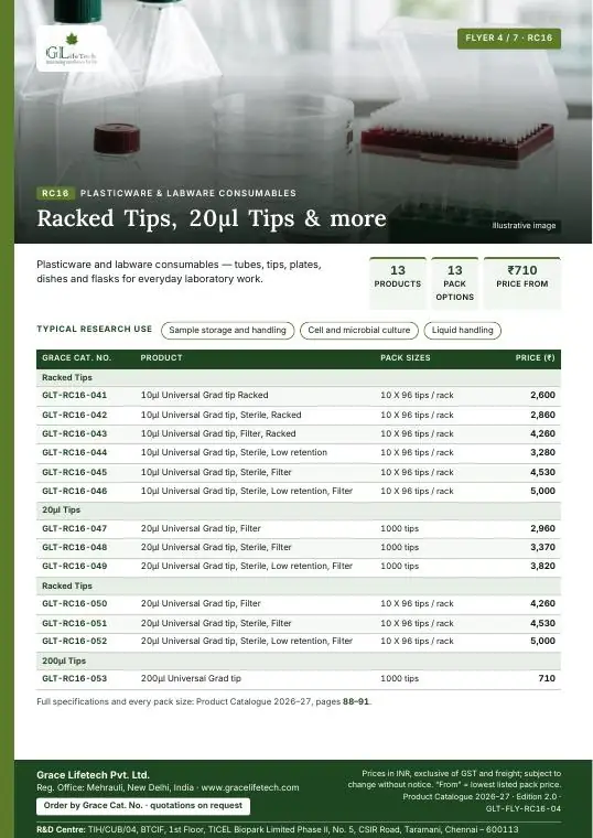 Plasticware & Labware Consumables — flyer 4 of 7