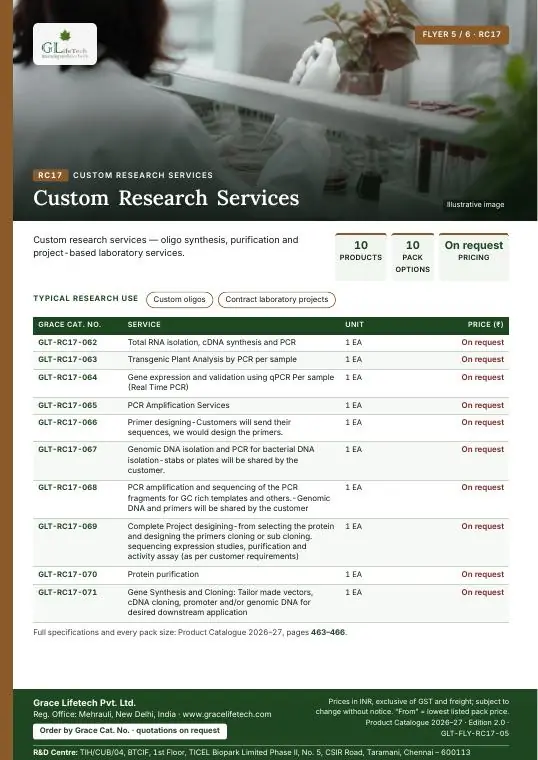 Custom Research Services — flyer 5 of 6