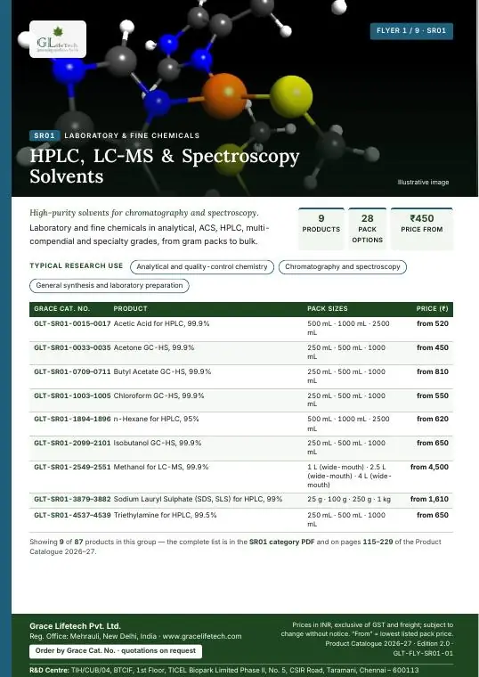 Laboratory & Fine Chemicals — flyer 1 of 9